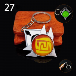 1 tk v&otilde;tmehoidja helendav silm Original God Toy Vision Lnazuma v&otilde;tmehoidja m&auml;ng Genshin Impact 7 Element Weapons Ganyu