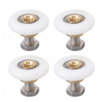 4 komplekti du&scaron;iukse rullikud rattad Vannitoa klaasukse rullikud jooksikud rihmarattad rattad 23mm