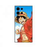 Coque - Maniacase - Samsung Galaxy S24 Ultra - Souple - Bleu - Monkey D Luffy One Piece
