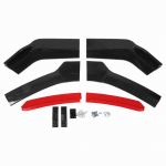 6 tk Esistange Huulespoileri Komplekt S&uuml;sinikkiust Muster V&auml;hendab Tuuletakistust Universaalne Sobivus Stange