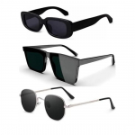 Sheomy Unisex Combo pakkumine 3 tooni prillidega White Black Candy MC stan Rectangle Retro Vintage kitsad p&auml;ikeseprillid naistele::Mehed, MC stan-19