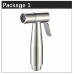 Isepuhastuv roostevaba pihusti k&auml;sik&auml;imla Bidee du&scaron;ipea hoidik k&auml;eshoitav segisti 2m 3m veev&auml;&auml;rtusega vooliku komplekt wc Vannituba Package A