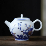 200ml Palace Luxury keraamilised teekannud k&auml;sitsi maalitud lillede ja lindudega teekann reisimiseks kaasaskantav filterkann koduseks teekomplektiks joogin&otilde;ud