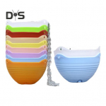 Ripplillepoti istutusmasin drenaažiavaga lillekorv metallist rippkettidega koduaia veranda r&otilde;du kaunistamiseks S 1pc