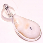 Moss Agate Gemstone Pendant Handmade Ethnic Unique Design Jewelry 1.9 k6e53