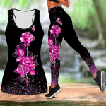 Crystal Clear Flowers Print Joogar&otilde;ivad naistele Mood Treening Retuusid Fitness Sport Vabaaja joogap&uuml;ksid XL