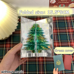 3D pop-up j&otilde;ulukaart muusikaga H&auml;id j&otilde;ule &otilde;nnitluskaart K&auml;sitsi kirjutatud &otilde;nnistuskutsekaardid t&auml;nup&uuml;ha kingitused