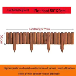 V&auml;liskorrosioonivastane puidust aiatara lillepeenarde ja kaunistuste jaoks Carbonized