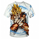 Anime Dragon Ball Son Goku 3D Prindiga Laste T-s&auml;rk Suvine vabaaja T-s&auml;rk Poiss T&uuml;druk Unisex Laster&otilde;ivad T-s&auml;rk Topid L
