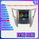 Ossuret 9.7 Android 13 Traadita Carplay Subaru Outback Impreza Legacy 2009-2014 jaoks GPS-i Stereo Autoraadio Intelligente Multimeediapleier 4G BT 2 Din S1 8Core 3G 32G AI