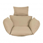 Munatooli padi Kiiktooli padi peatoega Pestav rippuv korv istmepadja vahetus terrassi aia munatoolile khaki