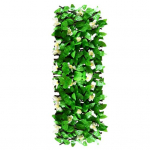 Laiendatavad Aia Lillev&otilde;re Paneelid Kunsttaimed Realistliku V&auml;limusega Erksav&auml;rvilised UV-kindlad Aiaekraan Kunsttaimed 40cm valge