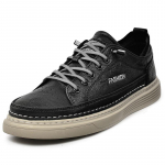 Mood Nahast Meeste Tossud Paeltega Meeste Mugavad Vabaajajalatsid 2024 Uued Elegantsed Rula Kingad Meestele V&auml;lisjalatsid Meeste Kingad 44 must