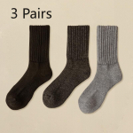3 paari meeste talviseid pakse villaseid ringk&uuml;lma isolatsiooniga sooje sametiseid lahtiseid lumetoru sokke 3 Pairs