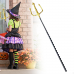 Trident Costume Accessory 48 inch Decoreation Gifts Cosplay Toy Poseidon Prop kuld