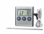 TP700 TP710 K&ouml;&ouml;k Digitaalne K&uuml;psetustermomeeter Liha Toidu Temperatuur Ahi BBQ jaoks Taimeri Funktsioon Roostevabast Terasest Sondiga
