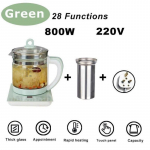 1,8L Suur Kapital Elektriline Tervise Teekann 800W Majapidamise Multifunktsionaalne Veekeetja V&auml;ike Kaasaskantav Paks Klaasist Veekeetja Termos HOT with filter