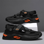 Suvised meeste sandaalid Ehtsast nahast Meeste vabaajajalatsid Meeste Meeste Nahast Sandaalid Meestele Rannajalatsid Rooma meeste kingad 39