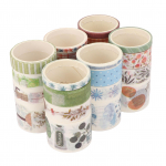 Dekoratiivne kleeplint Veekindel Takistab kleepumist Ise kleepuv teibikomplekt DIY k&auml;sit&ouml;&ouml; jaoks, kingituste pakkimiseks