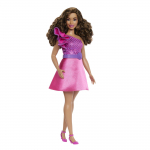 [Ainult Amazon.co.jp] Barbie Fashionista S&auml;rtsakalt Roosa Kleit Kleit-&uuml;les M&auml;ngumaja alates 3-aastastele Roosa HRH22
