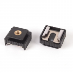 Flash Shoe Shoe kinnitusklambri kinnitusadapter 1/4 kruvi Studio Speedight statiivi jaoks