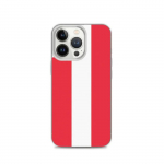 Coque iPhone &ndash; Drapeau Autriche &ndash; iPhone 13 Pro &ndash; Supp &ndash; Mitmev&auml;rviline &ndash; Vertikaalne