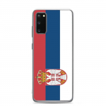 Coque T&eacute;l&eacute;phone &ndash; Samsung &ndash; Galaxy S20 Plus &ndash; Drapeau Serbie &ndash; Supp &ndash; Mitmev&auml;rviline
