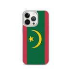 Coque iPhone &ndash; Drapeau Mauritanie &ndash; iPhone 13 Pro &ndash; Supp &ndash; Mitmev&auml;rviline &ndash; Vertikaalne
