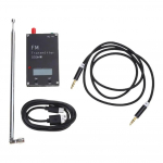 FM-saatja 2000m k&auml;ivitusulatus 0,5w 500mW FM-saatja digitaalne stereo laadimisraadio C-ekraan audio 76-108M U R1J1-ga