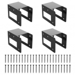 4 tk k&uuml;ttepuude hoidja kronsteine K&uuml;ttepuude palgihoidja kronsteinid kruvidega Tugevad kaetud metallkronsteinid sise- ja v&auml;listingimustes k&uuml;ttepuude palgihoidmiseks 4pcs