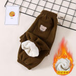 Lapsed Soojad P&uuml;ksid S&uuml;gis Talv T&uuml;drukud Paksemad P&uuml;ksid Beebid Poisid Armsad Karupildid Laste Vabaaja Haremi P&uuml;ksid 90cm