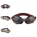 [TAKEY] Mootorrattaprillid Retro Vintage S&otilde;iduprillid P&auml;ikesekindlad Tuulekindlad Prillid Mootorratta Prillid Cafe Racer 19*6.5cm