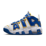 Nike Air More Uptempo GS Golden State Warriors Laste tossud Valge Game-Royal Kollane-Ochre DZ2759-141 36