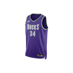 Nike Antetokounmpo Milwaukee Bucks NBA Dri-Fit S&auml;rk Lilla Unisex Streetwear DO9450-504 M