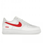 Supreme x Nike Air Force 1 Low Box Logo - Speed Red Shanghai eksklusiivsed unisex tossud valge CU9225-101 45