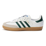 adidas Samba OG J Valge Kollegiaalne Roheline Kummilaba Laste Tossud Pilvevalge IE1334 31&frac12;