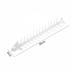 Metallist r&ouml;stimiskahvel korduvkasutatav kalasaba kujuga grillvarras r&ouml;stimisvardad telkimiseks grillivardad l&otilde;kke BBQ t&ouml;&ouml;riist