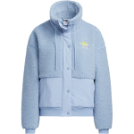 Adidas Originals &uuml;hev&auml;rviline tikitud logoga lukuga p&uuml;stkraega jakk Naiste jakk Sinine HY1374 M white