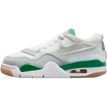 Air Jordan 4 RM GS Pine Green Laste tossud Valge Neutraalne-hall Hunt-hall FQ7938-103 38.5