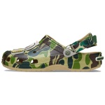 BAPE x Crocs Classic Clog ABC Camo - Rohelised Unisex Tossud 209627-212 41-42