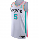 Nike NBA San Antonio Spurs 75. aastap&auml;eva City Edition Murray AU M&auml;ngijaversioon Varrukateta Korvpallivorm Meeste vorm Valge DB3688-100 XXL