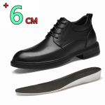 Moodsad meeste suured kingad 6CM k&otilde;rgendusega Oxfords Ehtne nahk Formaalne &auml;ri liftikingad Laiad mugavad pulmakingad 36