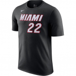 Nike X NBA koost&ouml;&ouml; Miami Heat Moodne Mugav Pehme Nahas&otilde;bralik L&uuml;hikeste Varrukatega T-s&auml;rk Meeste Topid Must DR6383-018 M