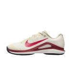 NikeCourt Air Zoom Vapor 12 HC Team Red Rush Pink Naiste Tennised Cream Pale-Ivory Sail FV5554-104 41