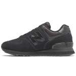 New Balance NB 574 Retro Suede Kangas S&uuml;nteetiline Nahk Madal L&otilde;ige Vabaaja Jooksujalatsid Naiste toss Must WL574FHA 36
