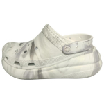 Crocs Crush P&auml;rlmutterjas Marmorjas Klomp Mugavad Mitmek&uuml;lgsed Klompid Unisex Klompid Hall Valge 211628-0PZ 38-39