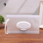 1 tk Eva Kaasaskantav Trukkn&ouml;&ouml;pidega Salvr&auml;tikukarp Niiskete Salvr&auml;tikute Kott Klappkaanega Kosmeetikakott V&auml;litingimustes Kasulik Beebik&auml;ru Tarvikud