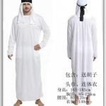 Peokost&uuml;&uuml;m L&auml;his-Ida Dubai Prints T&auml;iskasvanud Meeste Valge Araabia Punane Peakate Esituse Lava Kost&uuml;&uuml;m Length 150 plus