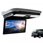 monitor Toyota Hiace 200 seeriale, 2 HDMI-sisendit, 1080P video toega, v&auml;ljundid ja 11,6-tollise klapp-ekraaniga s&otilde;idukid, 19201080 resolutsioon, sisendid, must