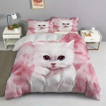 3D kassivoodipesu komplekt Armas loomapadi ja tekikott Poistele teismelistele Tekikate DE135 * 200 t&auml;issuurus Luksuslik pehme kodutekstiil Baby 100x135cm